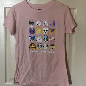 Pink Animal Crossing Shirt
